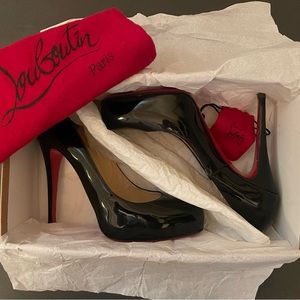 Christian Louboutin Patent Leather Hidden Platform Heels size 40